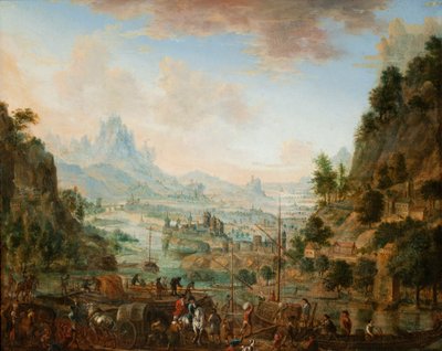 Vista das margens do Reno. de Kalraet
