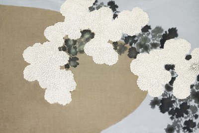 Flor de Momoyogusa de Kamisaka Sekka
