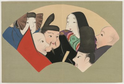 Flores de Cem Mundos (Momoyogusa): Seis Imortais Poéticos (Rokkasen) de Kamisaka Sekka