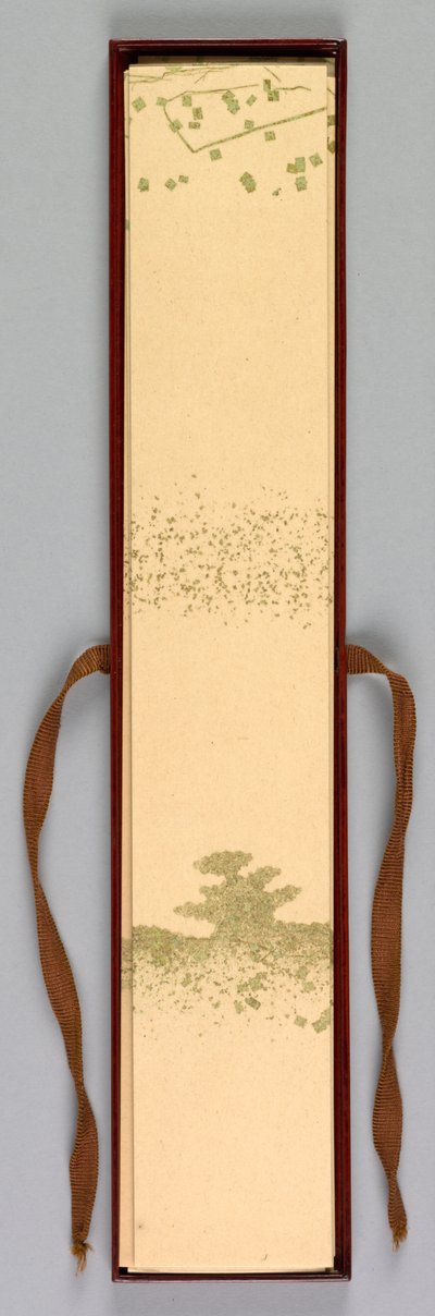Caixa de cartão de poema, 1868-1912. de Kamisaka Sekka