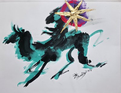 Cavalo Dourado Energético de Kanat Ibragimov