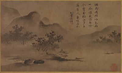 Paisagem de Kano Motonobu