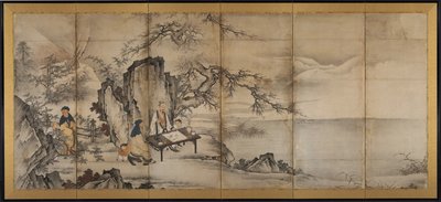 As Quatro Realizações, no final dos anos 1500. de Kano Shoei