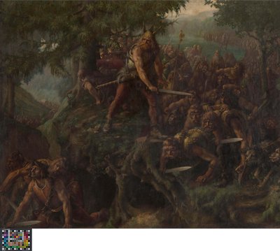 A invasão romana da Gália de Karel De Kesel