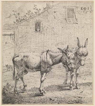 Os dois burros de Karel Dujardin