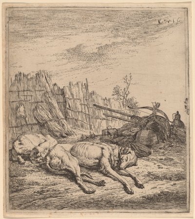 Cães de caça de Karel Dujardin