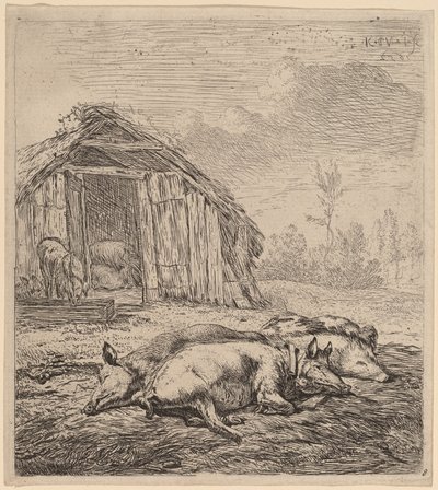 Três Porcos de Karel Dujardin
