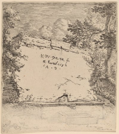 Página de título com fonte de Karel Dujardin