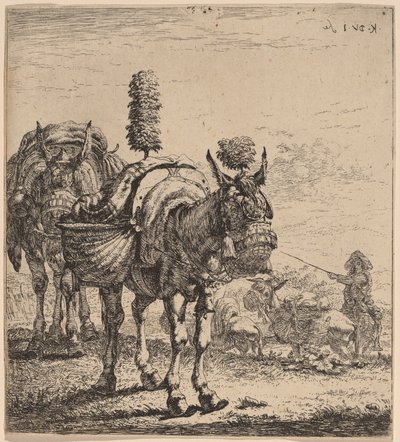 Duas Mulas de Karel Dujardin