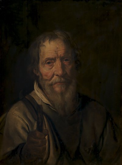 Retrato de um homem velho. Christian Jacobsen Drakenberg de Karel van Mander III