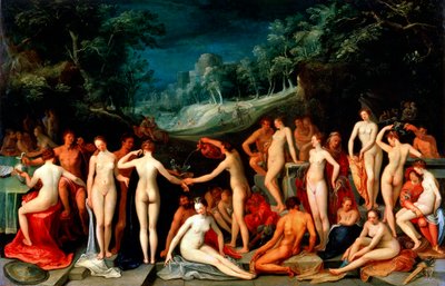 O Jardim do Amor, 1602 de Karel van Mander I