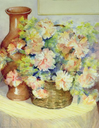 Flores num cesto de Karen Armitage