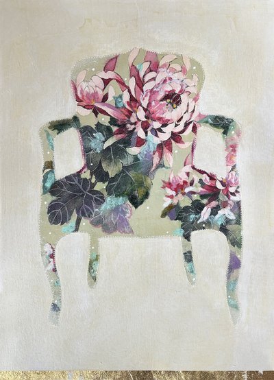 Poltrona floral elegante de Karenina Fabrizzi