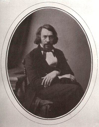 Aleksey Stepanovich Khomyakov, poeta religioso russo, c1858 de Karl August Bergner