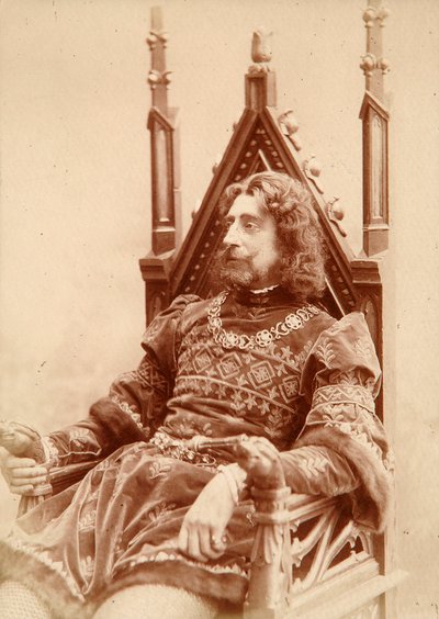 Grão-Duque Constantine Constantinovich da Rússia como Hamlet, 1900 de Karl August Fischer