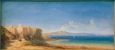 O Golfo de Nápoles de Carl Blechen