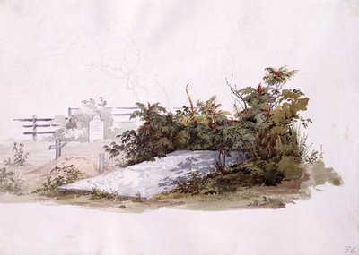 Túmulo das Irmãs em Gnadenhutten de Karl Bodmer