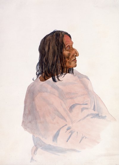 Homachséh-Kakatóhs, homem dos Pés Negros Piegan de Karl Bodmer