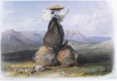 Karl Bodmer Pilha mágica de índios Assinboin de Karl Bodmer