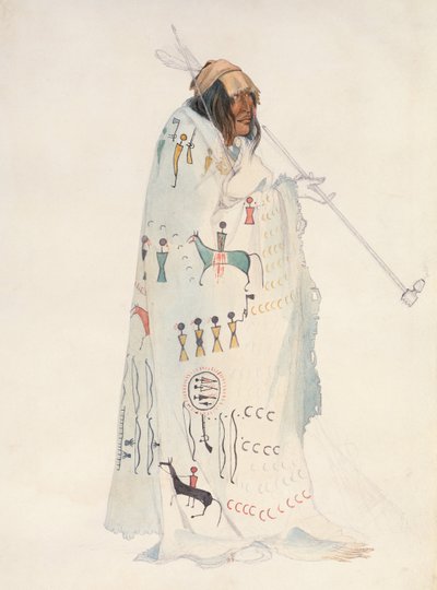 Piegan Blackfeet Man de Karl Bodmer