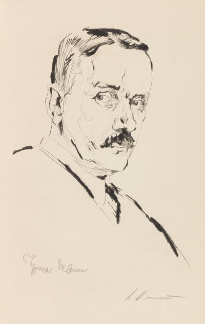 Retrato de Thomas Mann 1875-1955, 1924. de Karl Dannemann