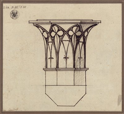 Capitel de coluna octogonal de Karl Friedrich Schinkel