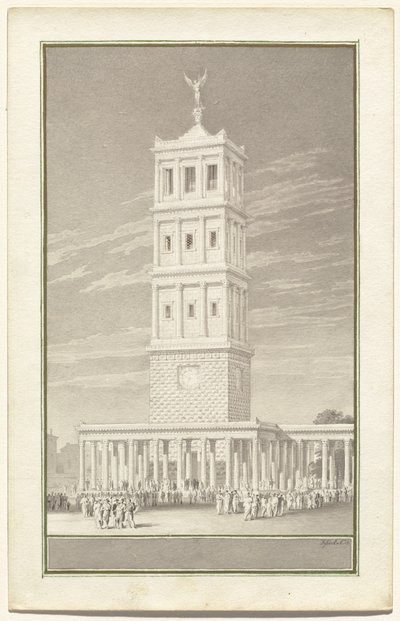 Campanile de uma catedral para Berlim de Karl Friedrich Schinkel