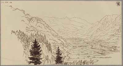 O vale de Gastein de Karl Friedrich Schinkel