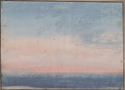 Decoração para uso geral. Horizonte marítimo meridional de Karl Friedrich Schinkel