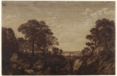 Paisagem perto de Tivoli de Karl Friedrich Schinkel