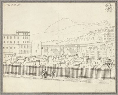 Vista de Edimburgo com ponte de Karl Friedrich Schinkel