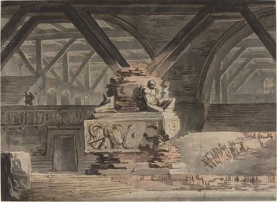 Design de palco: uma abóbada sepulcral de Karl Friedrich Schinkel