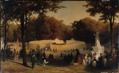Tenda do chefe do exército marroquino (Sidi-Mohammed ben Abd-el-Rahman, filho do imperador de Marrocos), tomada na batalha de Isly, a 14 de agosto de Karl Girardet