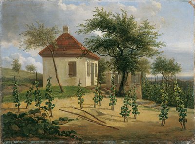Pavilhão na vinha do Dr. Körner, perto de Loschwitz de Karl Gottfried Traugott Faber