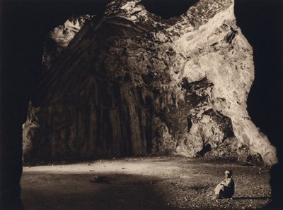 Jerusalém, Gruta de Jeremias (foto p/b) de Karl Grober