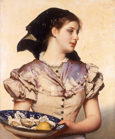 A rapariga das ostras de Karl Gussow