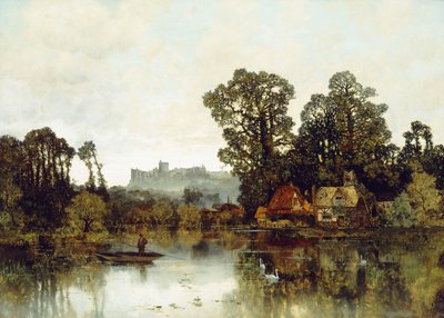 O rio Tamisa com vista para o Castelo de Windsor, de Karl Heffner