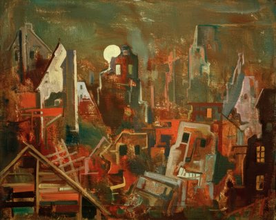 Ruinennacht von Karl Hofer