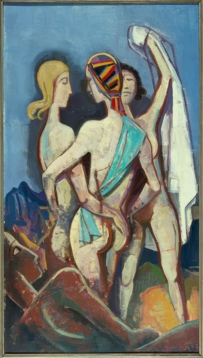 Decisão do Paris de Karl Hofer