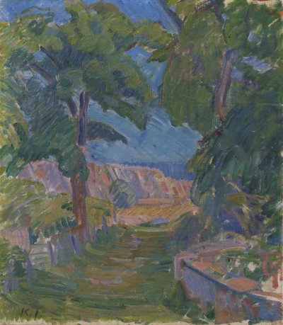 Paisagem perto de "Mindet" em Christiansø de Karl Isakson