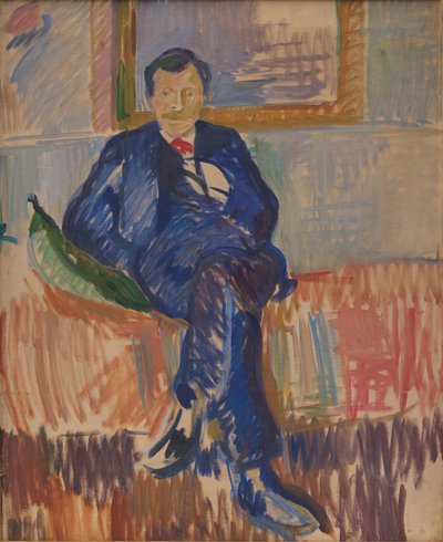 Retrato do pintor Karl Schou de Karl Isakson