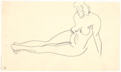 Modelo sentado de Karl Isakson