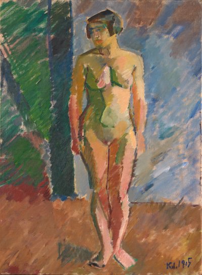 Modelo em pé de Karl Isakson