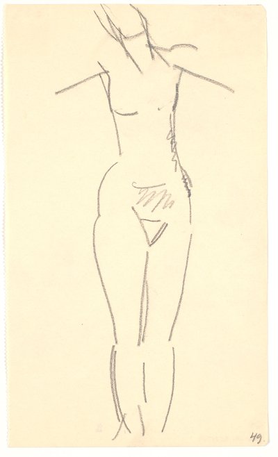 Modelo em pé de Karl Isakson