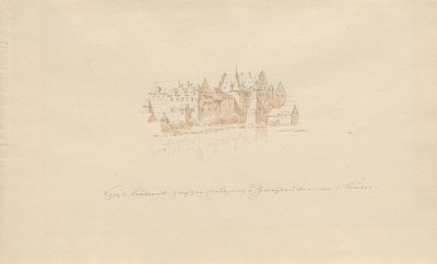 Castelo Lauter entre Creutznach e Zweibrücken e d. aumentar o volume de Karl Julius Von Leypold