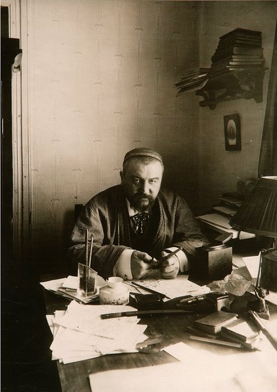 O autor Alexander Ivanovich Kuprin (foto a p/b) de Karl Karlovich Bulla
