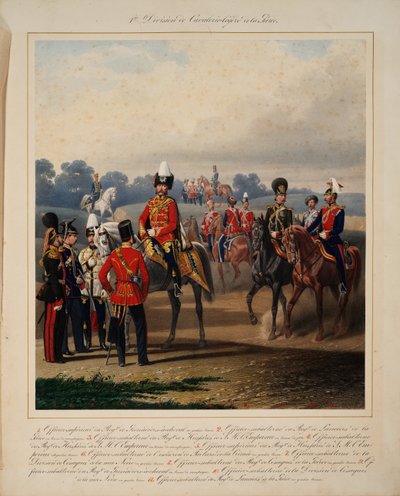 Primeira Divisão de Cavalaria Leve da Guarda, 1867 de Karl Karlovich Piratsky