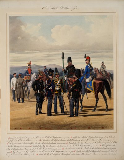 Primeira Divisão de Cavalaria da Luz, 1867 de Karl Karlovich Piratsky