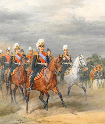 Oficiais do Regimento de Cavalaria de Karl Karlovich Piratsky