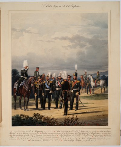 Estado Maior da Rússia, 1867 de Karl Karlovich Piratsky